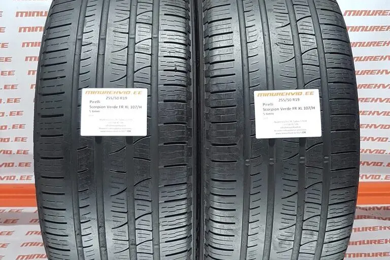 Подержанный летняя шина 255/50R19 Pirelli Scorpion Verde AS FR XL 107/H