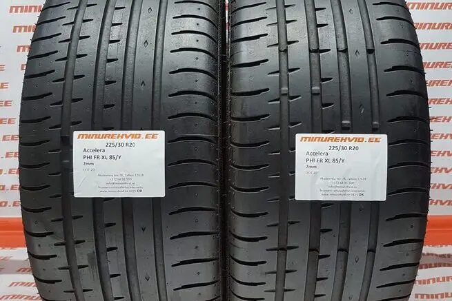 Подержанный летняя шина 225/30R20 Accelera PHI FR XL 85/Y