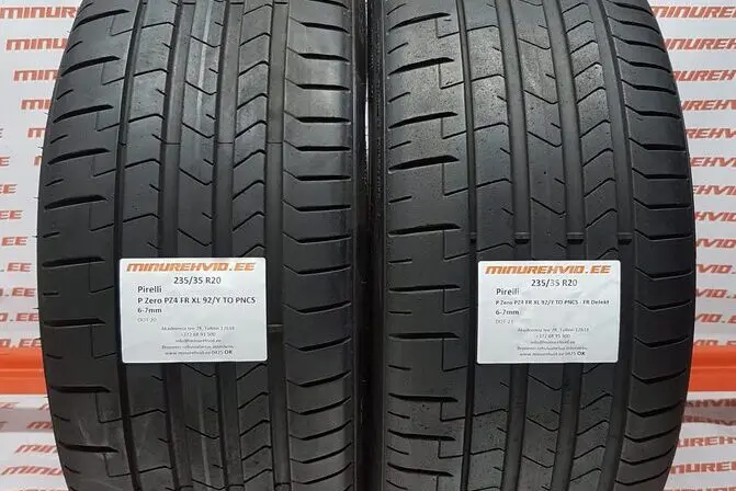 Подержанный летняя шина 235/35R20 Pirelli P Zero PZ4 FR XL 92/Y TO PNCS