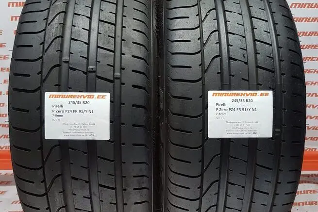 Подержанный летняя шина 245/35R20 Pirelli P Zero FR 91/Y N1