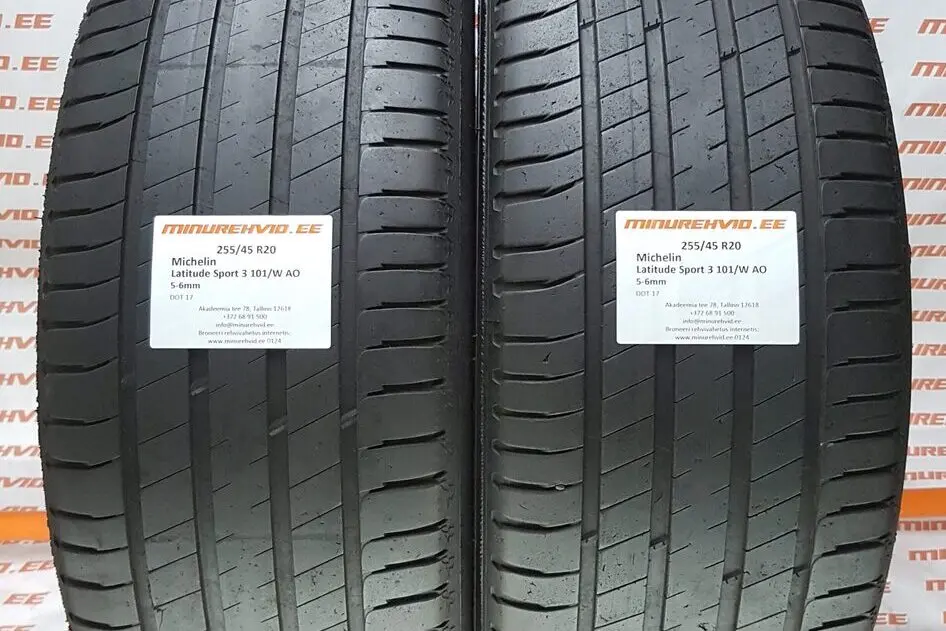 Подержанный летняя шина 255/45R20 Michelin Latitude Sport 3 101/W AO