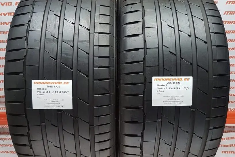 Подержанный летняя шина 295/35R20 Hankook Ventus S1 Evo 3 FR XL 105/Y