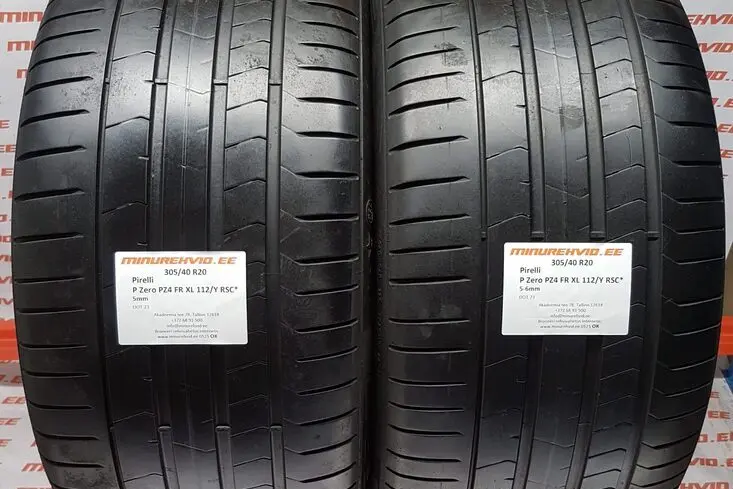 Подержанный летняя шина 305/40R20 Pirelli P Zero PZ4 FR XL 112/Y RSC*