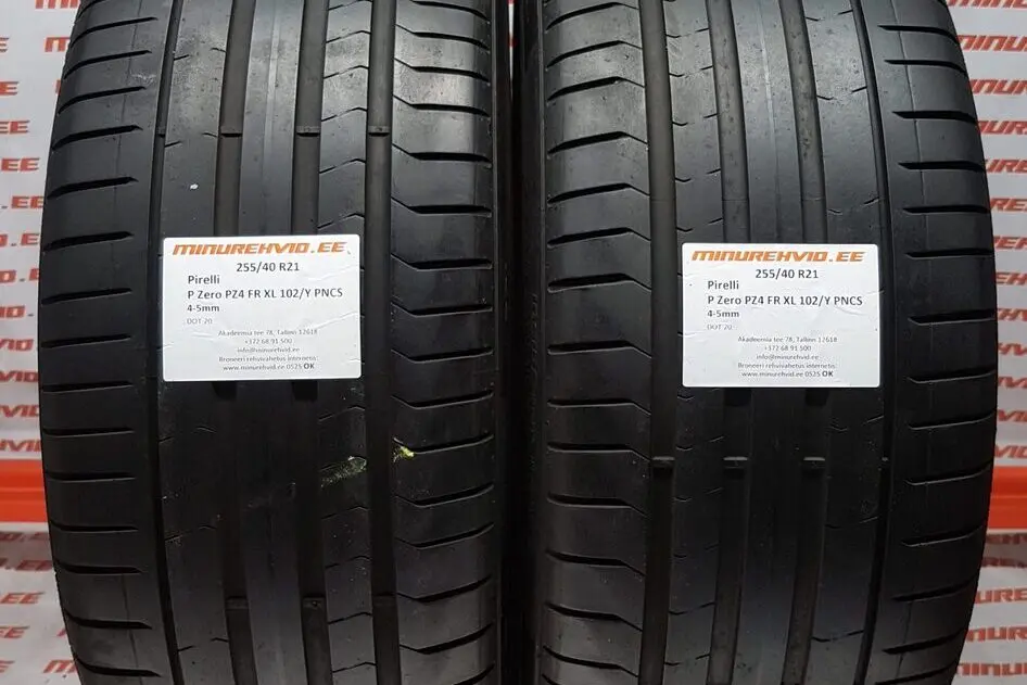 Подержанный летняя шина 255/40R21 Pirelli P Zero PZ4 FR XL 102/Y PNCS
