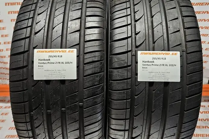 Used summer tire 255/45R18 Hankook Ventus Prime 2 FR XL 103/H