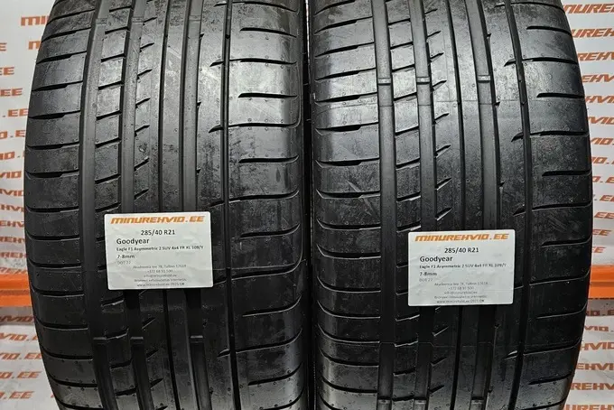 Used summer tire 285/40R21 GoodYear Eagle F1 Asymmetric 2 SUV 4x4 FR XL 109/Y