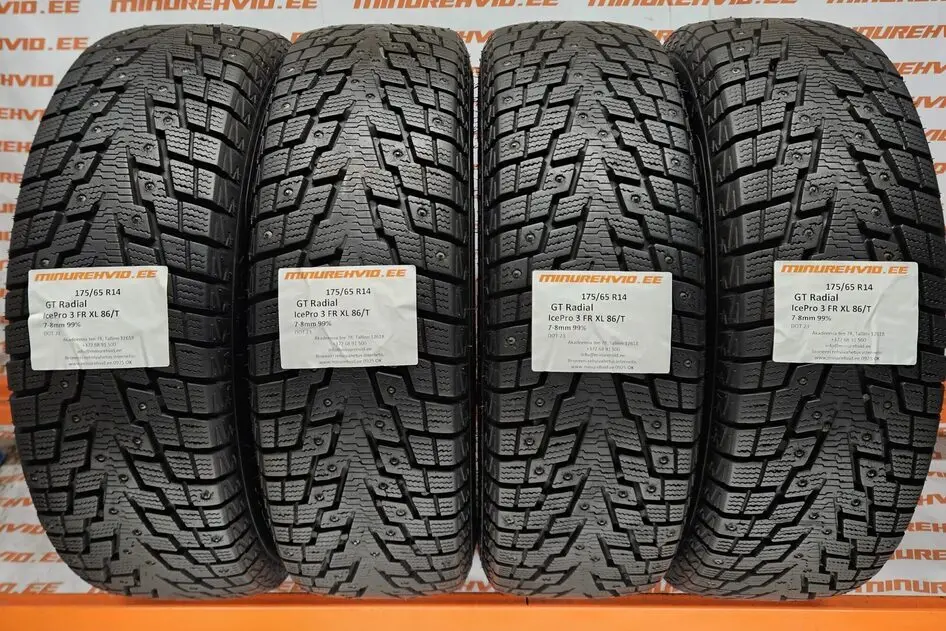 Подержанный шипованная шина 175/65R14 GT Radial IcePro 3 FR XL 86/T