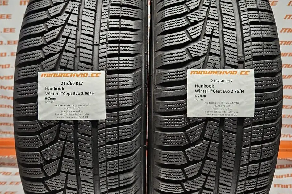 Подержанный нешипованная шина 215/60R17 Hankook Winter i*Cept Evo 2 96/H