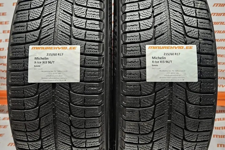 Kasutatud lamellrehv 215/60R17 Michelin X-Ice XI3 96/T.