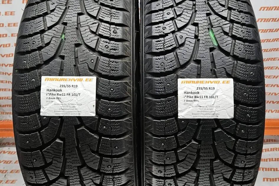 Подержанный шипованная шина 235/55R19 Hankook i Pike RW11 FR 101/T -