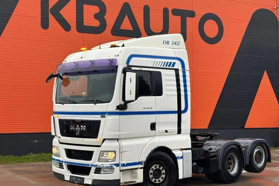 MAN TGX 26.480 6x2, 2010, 12.4, 353 kW, diisel, automaat, tagavedu