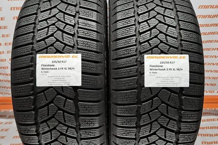 Kasutatud lamellrehv 225/50R17 Firestone Winterhawk 3 FR XL 98/H