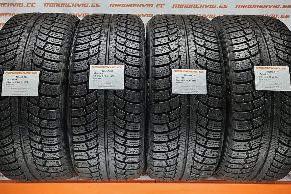 Подержанный шипованная шина 225/50R17 Matador Sibir Ice 2 FR XL 98/T