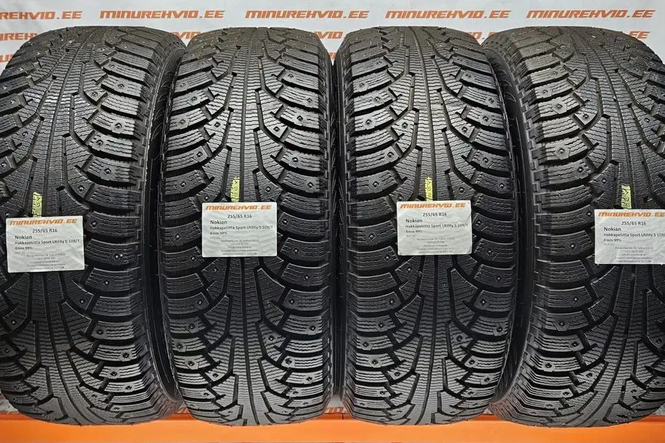 Подержанный шипованная шина 255/65R16 Nokian Hakkapeliitta Sport Utility 5 109/T