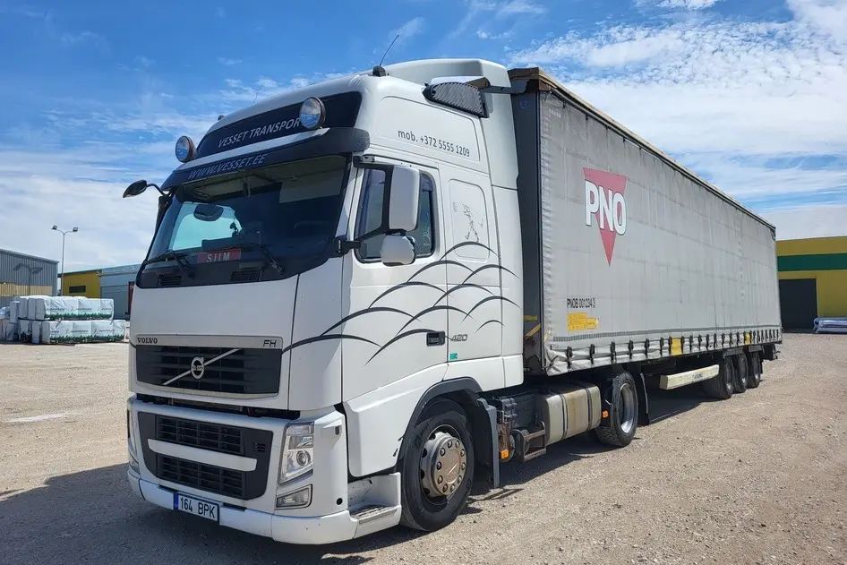 Volvo FH mega+ haagis Krone mega, 2013, 12.8, 309 kW, diisel, automaat, tagavedu