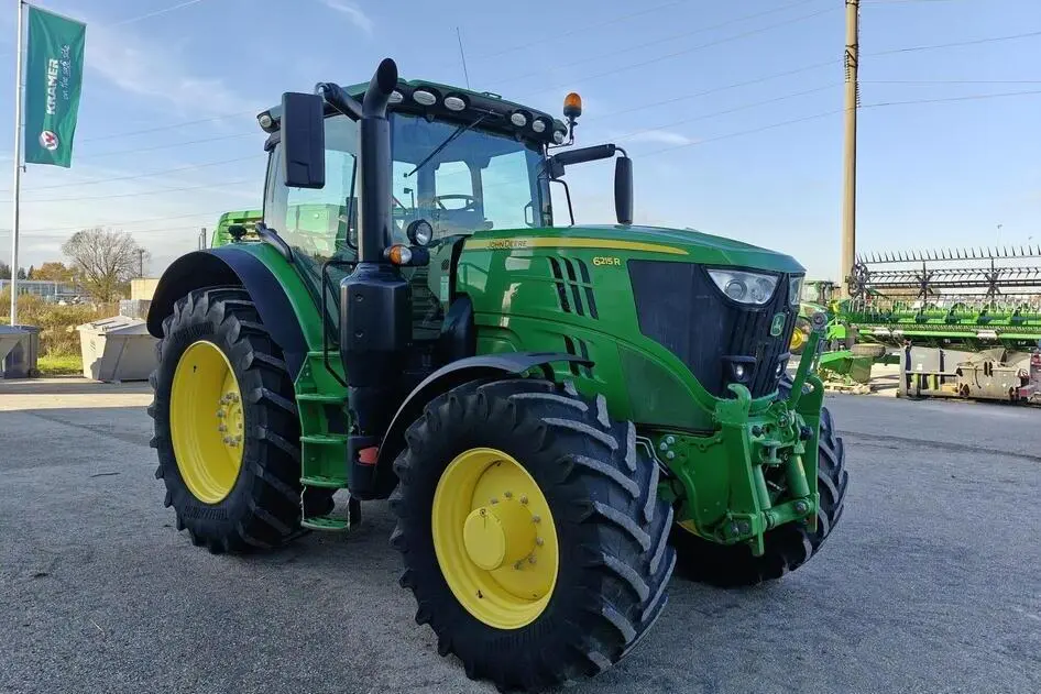 John Deere 6215R, 6.8, 158 kW, diisel, automaat, nelikvedu