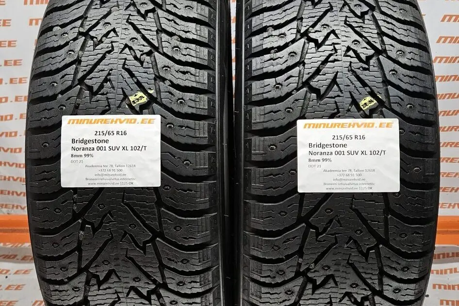 Used studded tire 215/65R16 Bridgestone Noranza 001 SUV XL 102/T
