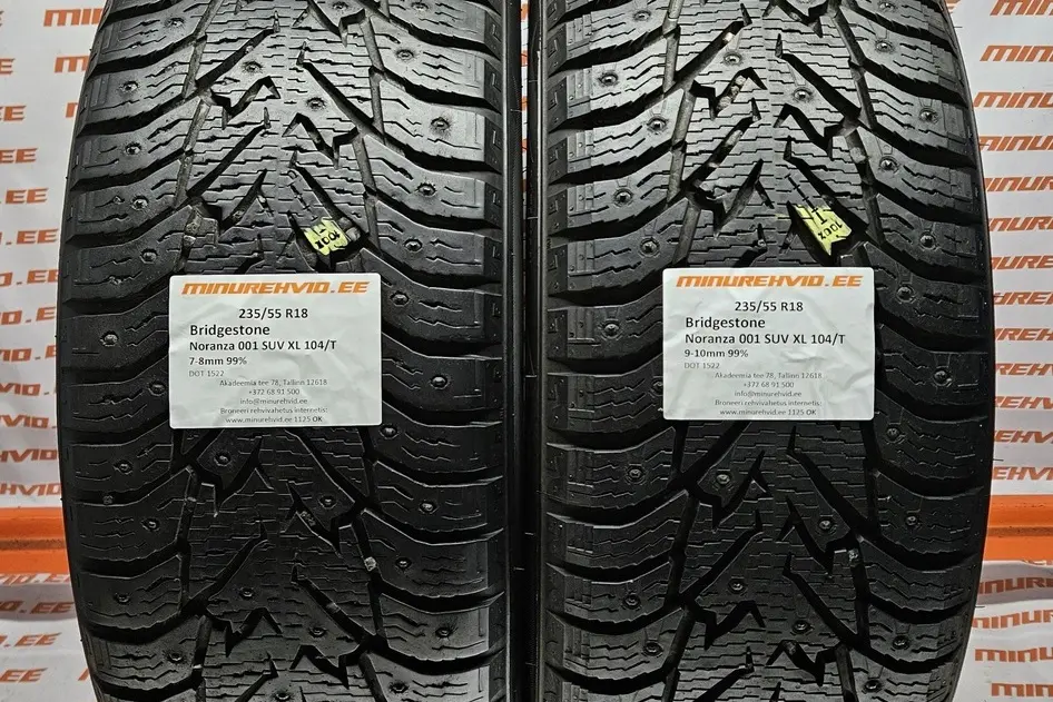 Used studded tire 235/55R18 Bridgestone Noranza 001 SUV XL 104/T