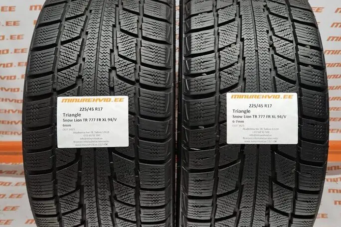 Kasutatud lamellrehv 225/45R17 Triangle Snow Lion TR 777 FR XL 94/V