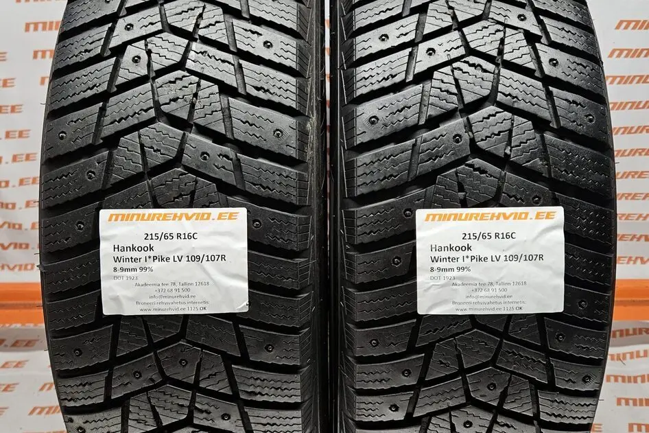 Used studded tire 215/65R16 Hankook Winter I*Pike LV 109/107R