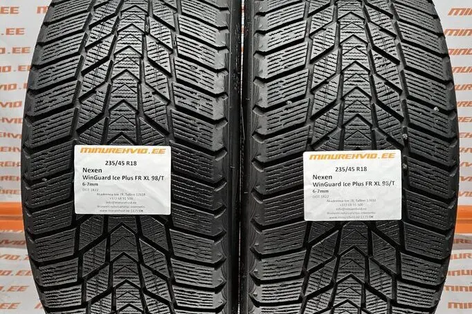Used studless winter tire 235/45R18 Nexen WinGuard Ice Plus FR XL 98/T