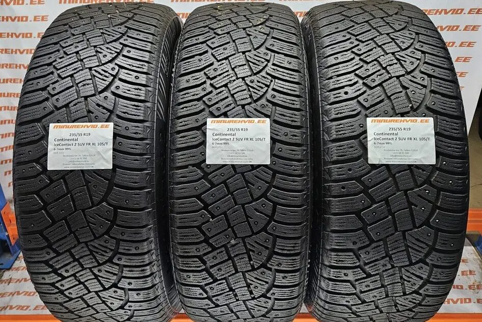 Used studded tire 235/55R19 Continental IceContact 2 SUV FR XL 105/T