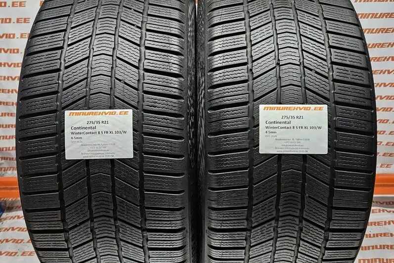 Kasutatud lamellrehv 275/35R21 Continental WinterContact 8 S FR XL 103/W
