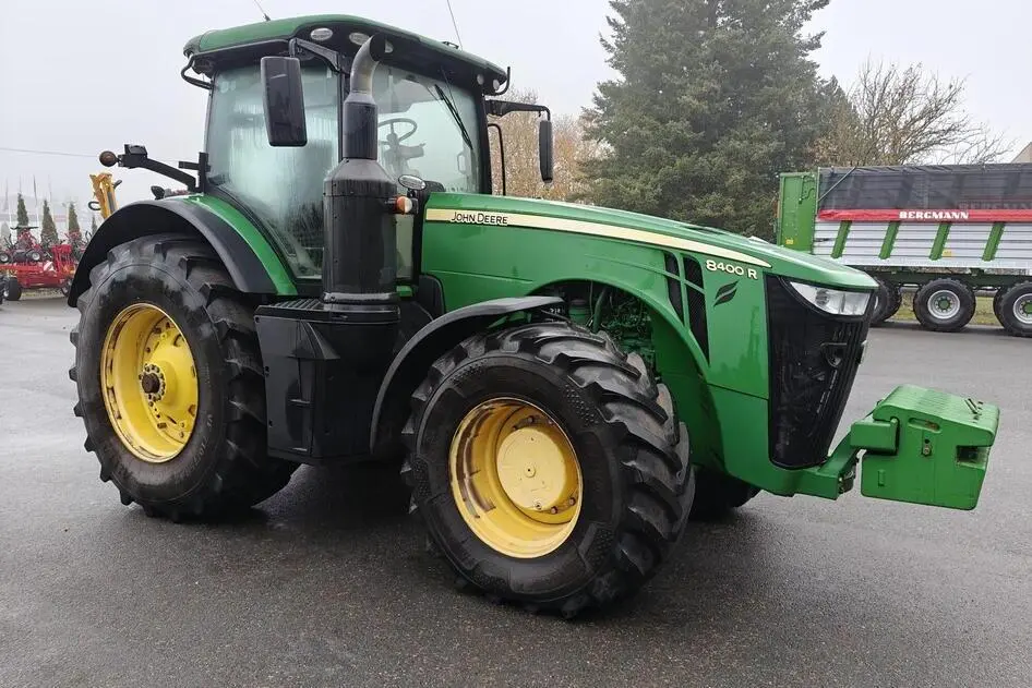 John Deere 8400R, 9.0, 294 kW, diisel, automaat, nelikvedu