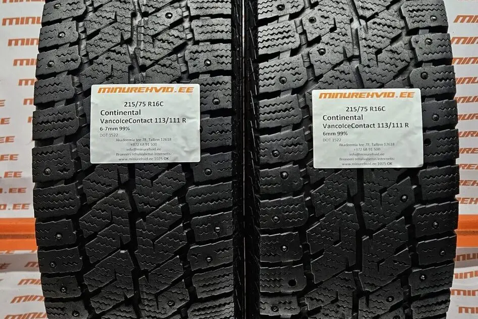 Used studded tire 215/75R16 Continental VancoIceContact 113/111 R