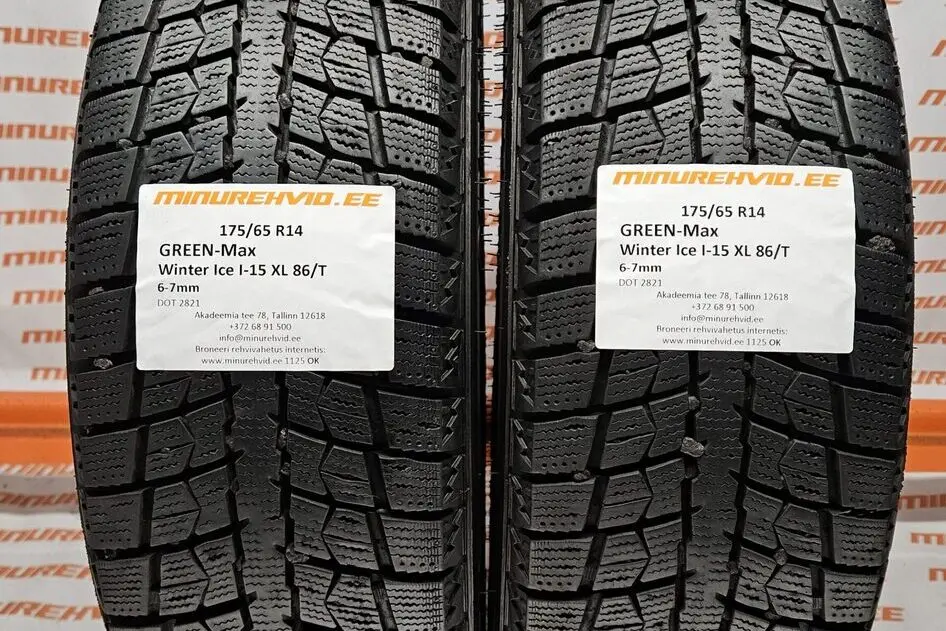 Used studless winter tire 175/65R14 Winter Ice I-15 XL 86/T