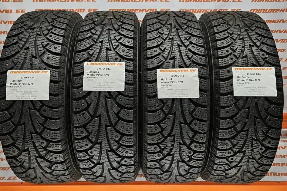 Used studded tire 175/65R14 Hankook Winter I*Pike 82/T