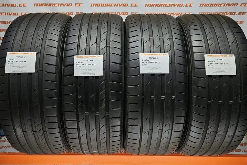 Used summer tire 225/45R18 Kumho ECSTA PS71 FR XL 95/Y