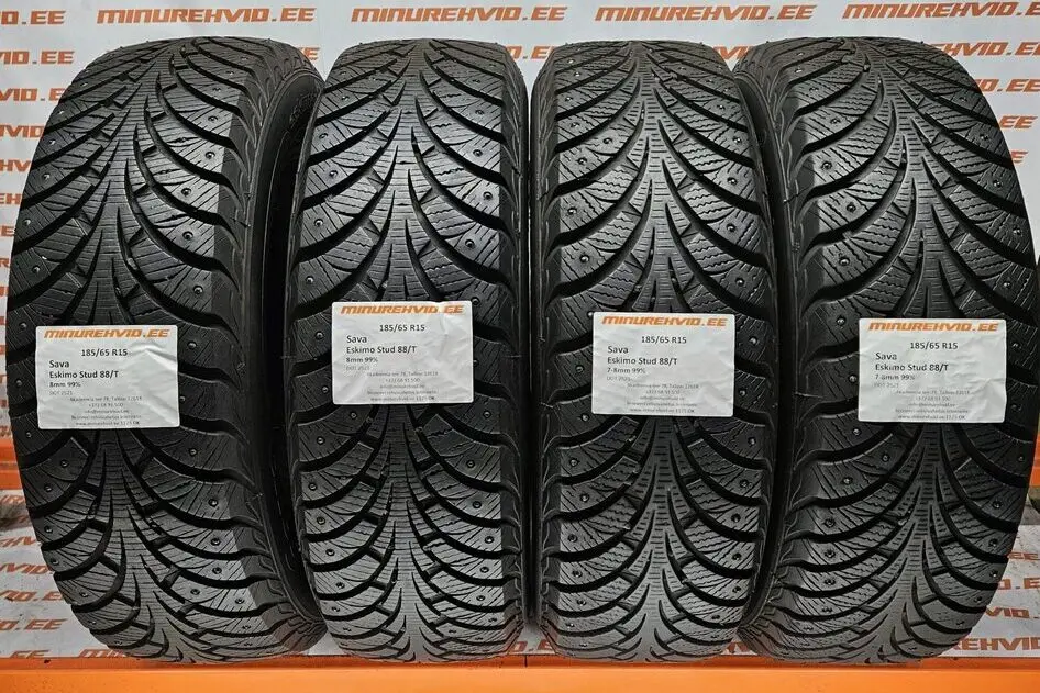 Used studded tire 185/65R15 Sava Eskimo Stud 88/T