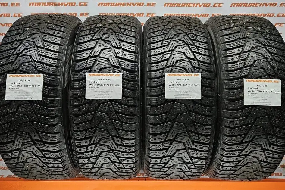 Used studded tire 205/55R16 Hankook Winter I*Pike RS2 FR XL 94/T