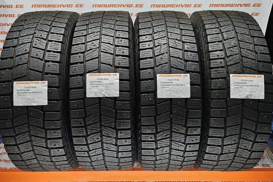 Used studded tire 215/65R16 Continental VanContact Ice 109/107 R 1923
