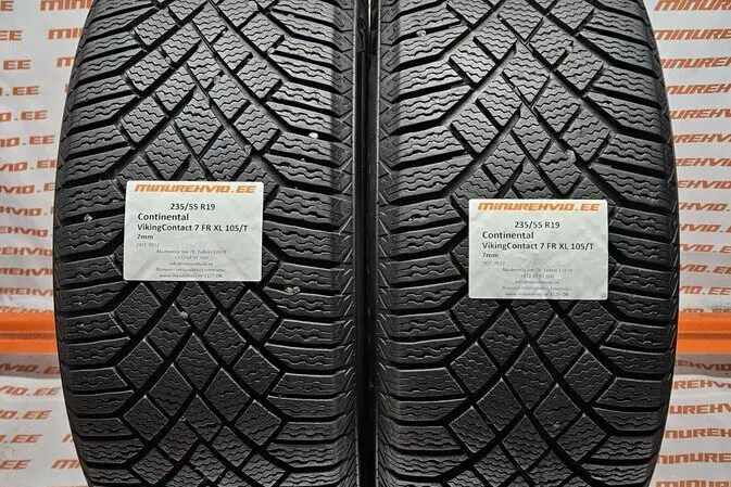 Used studless winter tire 235/55R19 Continental VikingContact 7 FR XL 105/T