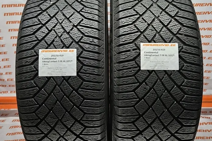 Used studless winter tire 255/50R19 Continental VikingContact 7 FR XL 107/T