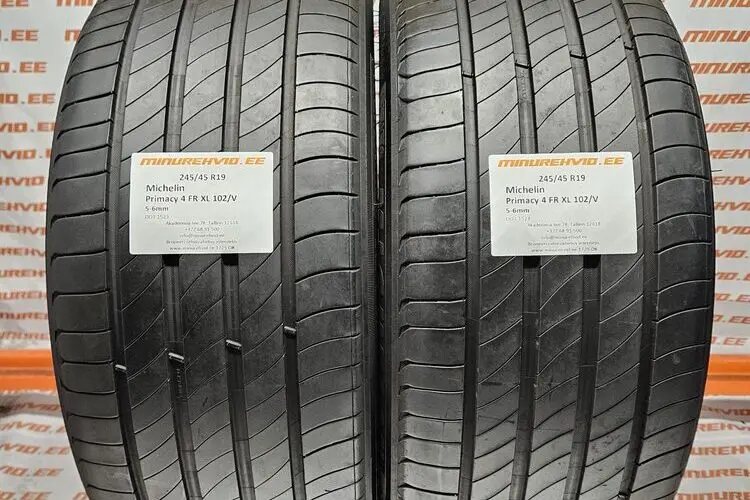 Kasutatud suverehv 245/45R19 Michelin Primacy 4 FR XL 102/V