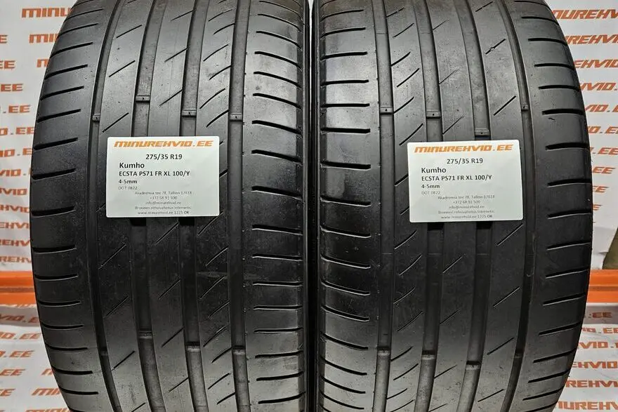 Kasutatud suverehv 275/35R19 Kumho ECSTA PS71 FR XL 100/Y