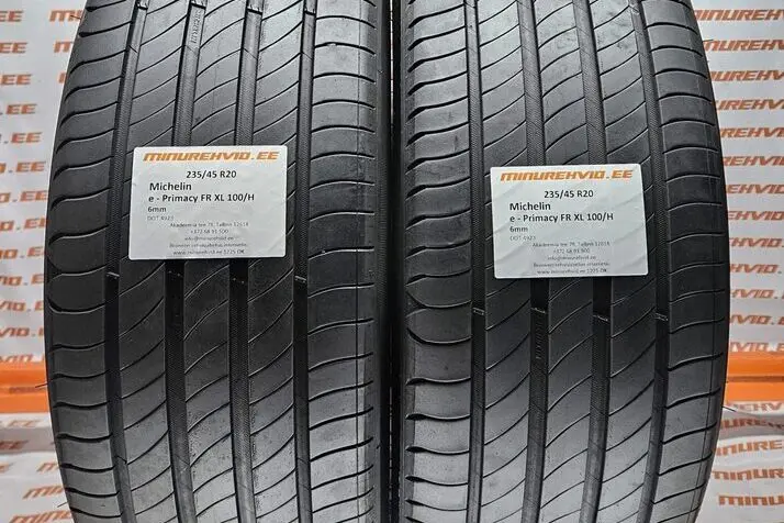 Kasutatud suverehv 235/45R20 Michelin e - Primacy FR XL 100/H