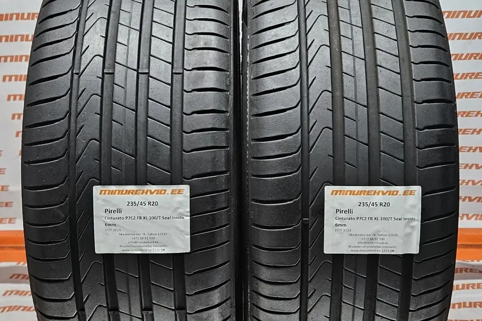 Kasutatud suverehv 235/45R20 Pirelli Cinturato P7C2 FR XL 100/T Seal Inside