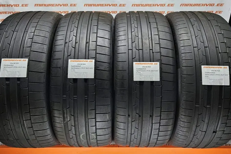 Kasutatud suverehv 255/40R20 Continental SportContact 6 FR XL 101/Y AO1