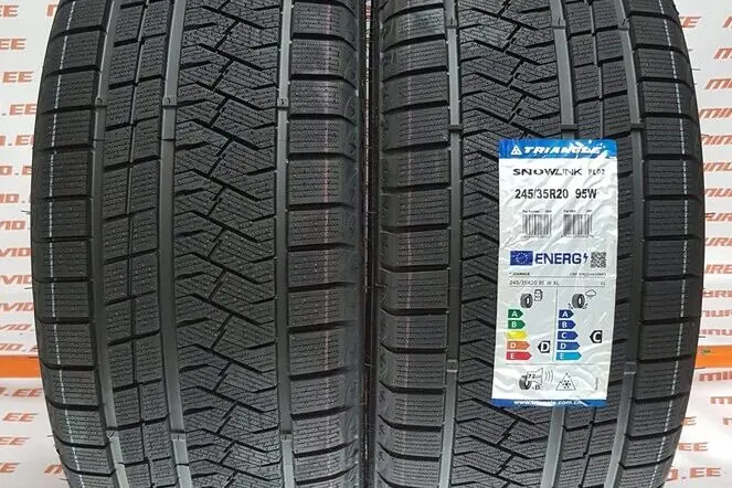 New studless winter tire 245/35R20 Triangle Snow Link PL02 FR XL 95/W/