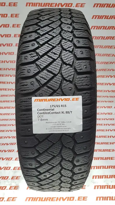 Kasutatud naastrehv 175/65R15 Continental ContiIceContact XL 88/T