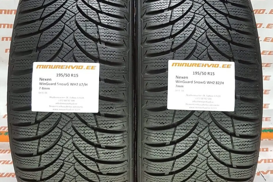 Kasutatud lamellrehv 195/50R15 Nexen WinGuard SnowG WH2 82/H