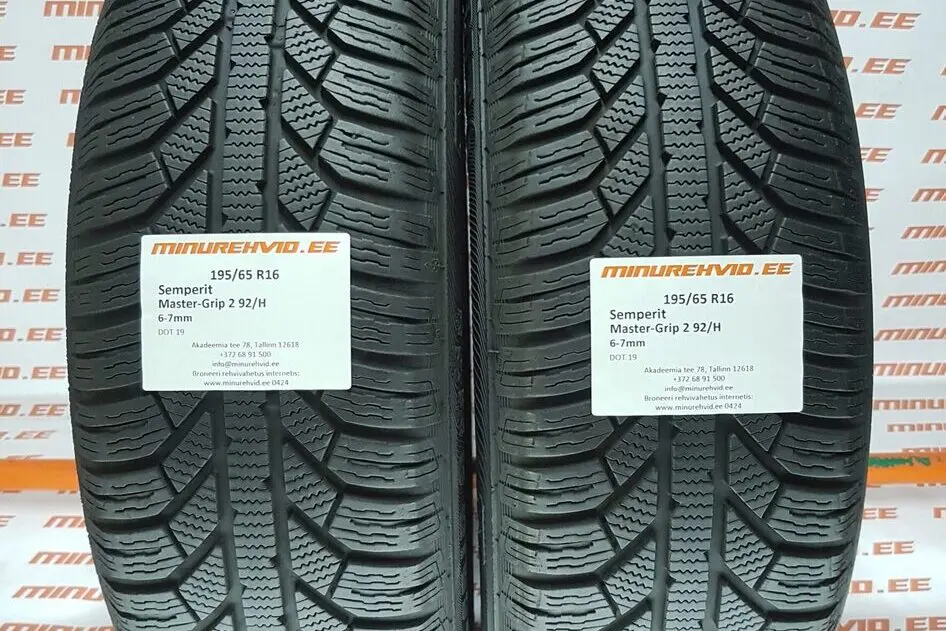 Kasutatud lamellrehv 195/65R16 Semperit Master-Grip 2 92/H
