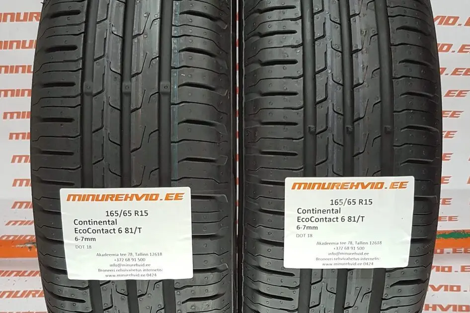 Kasutatud suverehv 165/65R15 Continental EcoContact 6 81/T