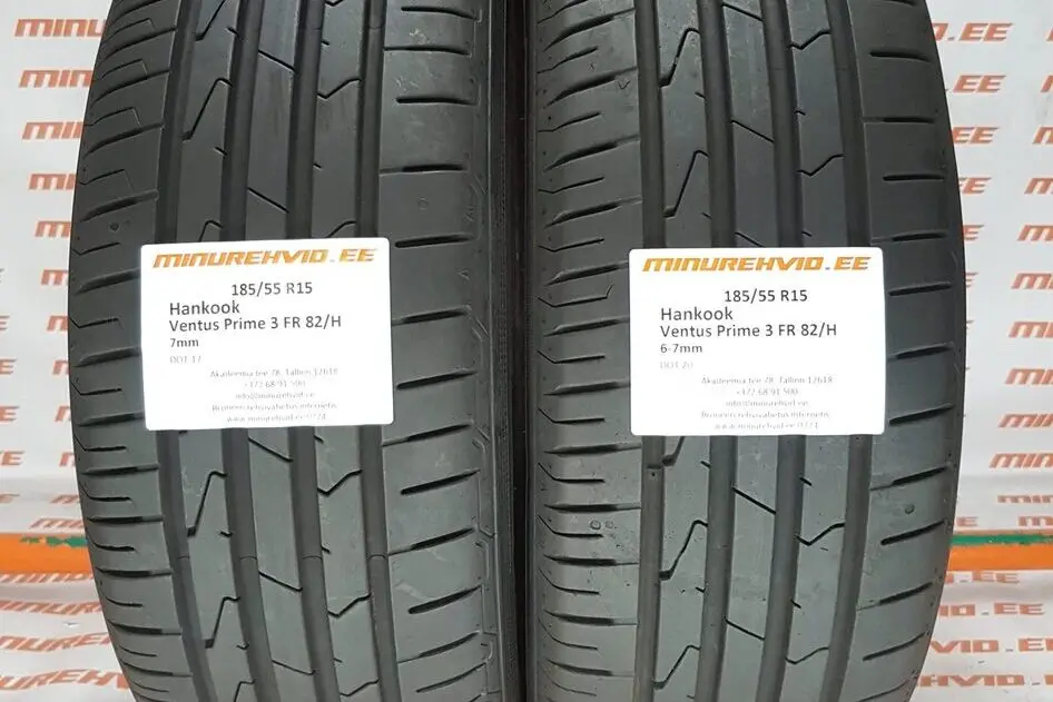 Kasutatud suverehv 185/55R15 Hankook Ventus Prime 3 FR 82/H