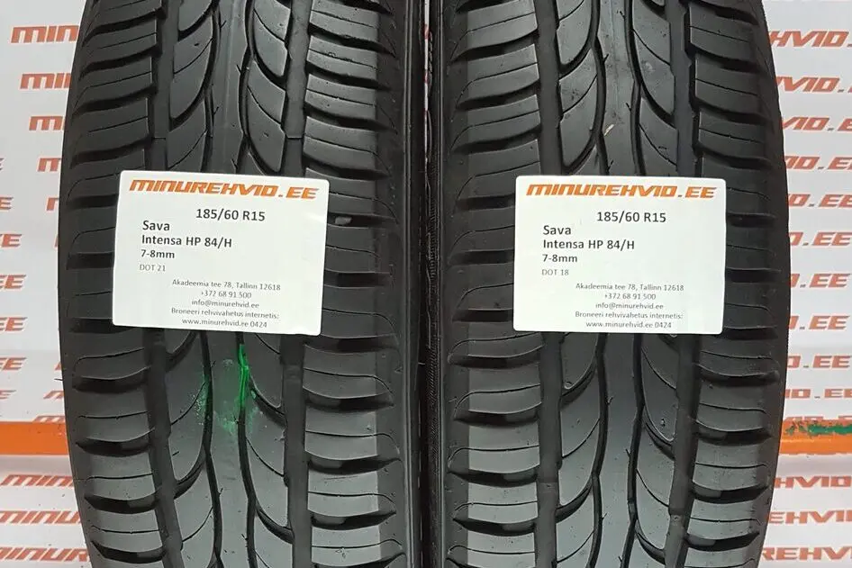 Kasutatud suverehv 185/60R15 Sava Intensa HP 84/H