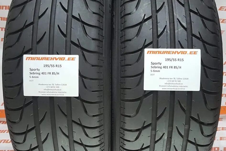 Kasutatud suverehv 195/55R15 Sportiva Sporty Sebring 401 FR 85/H